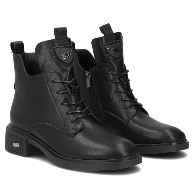 Leather ankle boots Filippo DBT7952/26 BK black