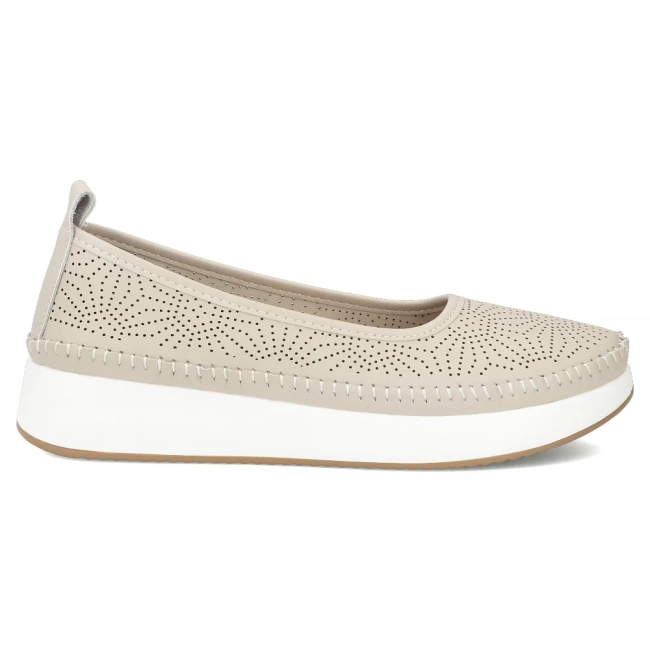 Leather sneakers Filippo DP7530/26 BE beige