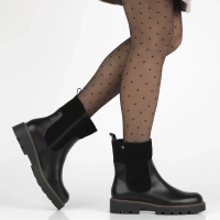 Leather ankle boots Filippo DBT7260/25 BK black