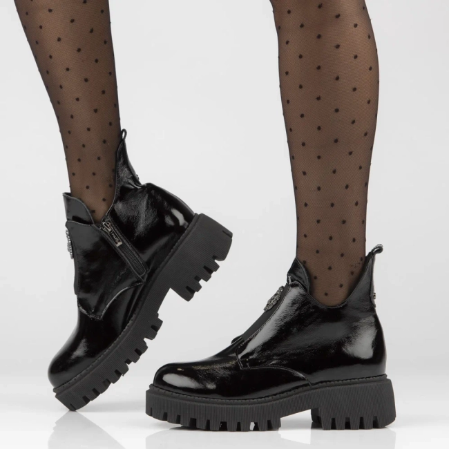 Ankle Boots leather Filippo 60451 Black