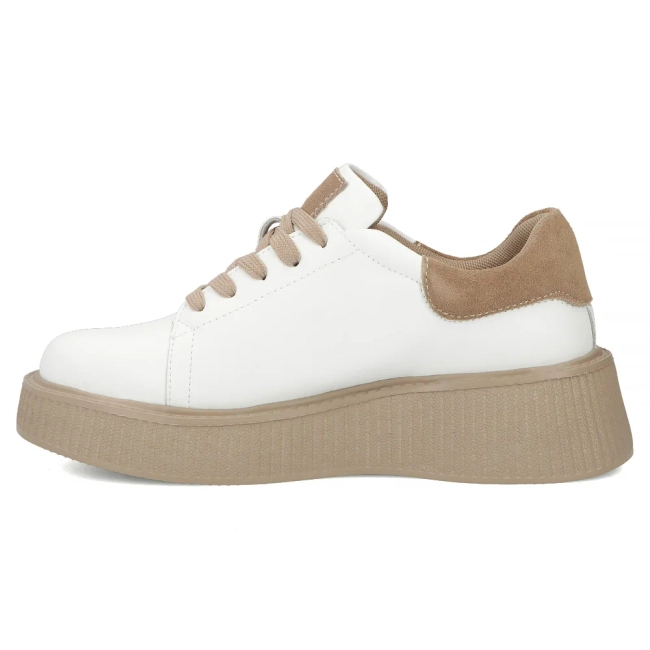 Skórzane sneakersy Filippo DP7982/26 WH białe
