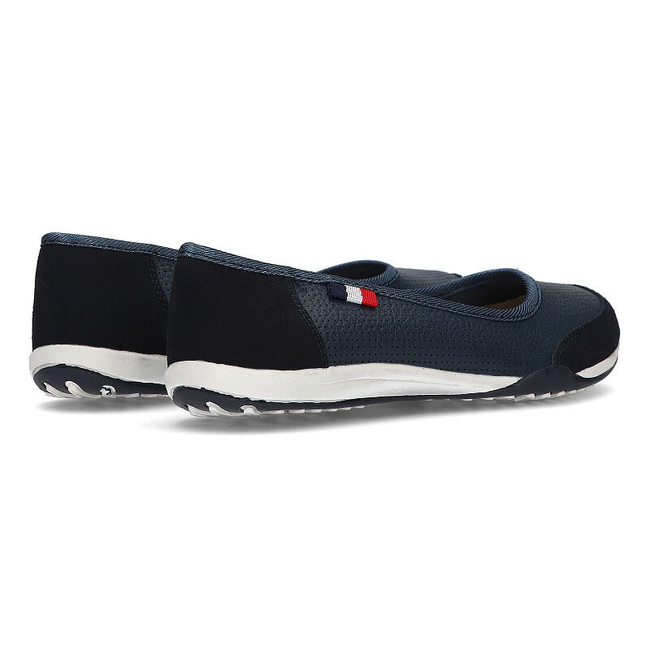 Leather shoes Filippo DP142/21 NV navy blue