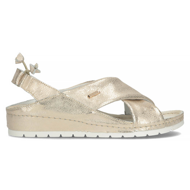 Leather sandals Filippo 50056 gold