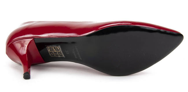 Pumps FILIPPO 2161 red lacquer