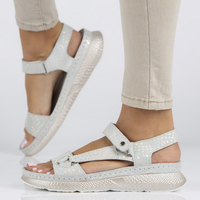 Leather sandals Filippo DS3517/22 SI silver