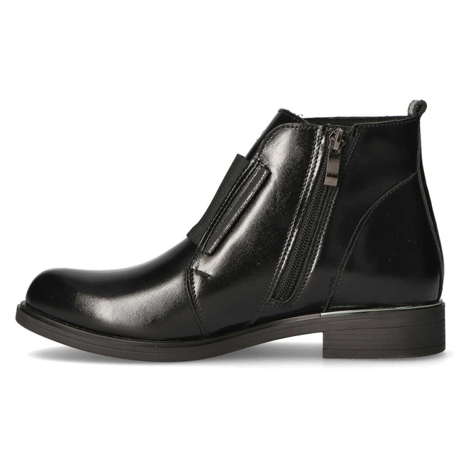 Leather boots Filippo 103/S black face