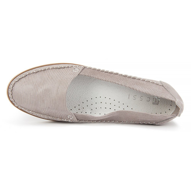 Moccasins NESSI 17122 Grey Lysaro+Grey 19