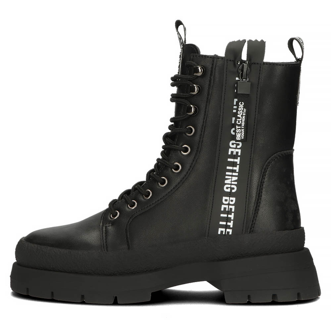 Leather boots Filippo DBT4153/22 BK black