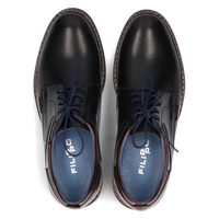 Skórzane półbuty Filippo 1630 czarne