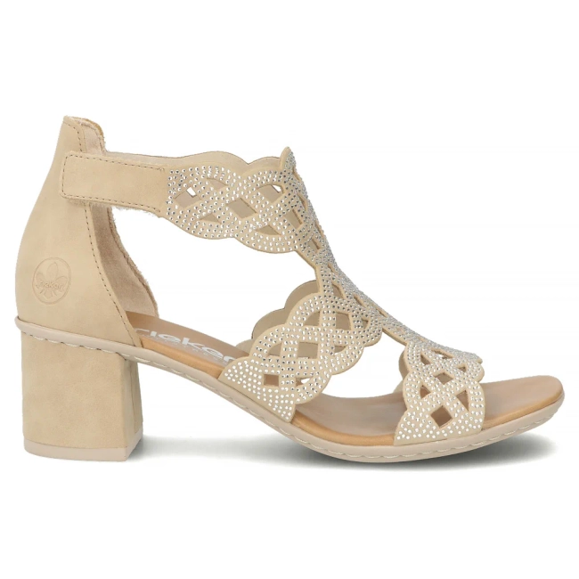 Sandals Rieker 64773-61 beige