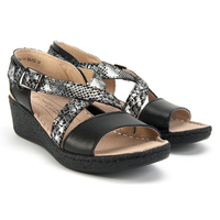 Sandals FILIPPO DS098/17 BK/SL black/silver