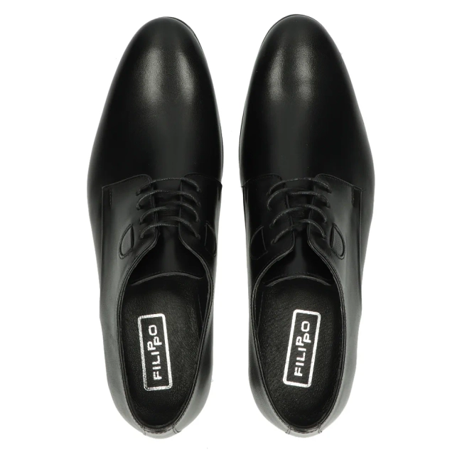 Leather shoes Filippo E-7204 black