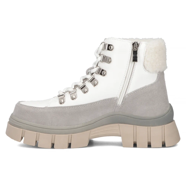 Leather ankle boots Filippo DBT6471/24 WH white