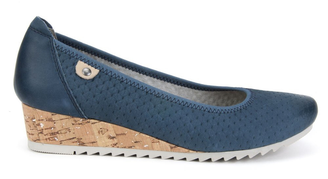 Półbuty Jana 8-22305-20 846 Jeans