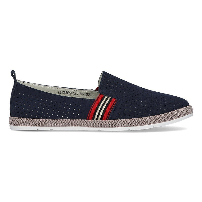 Leather shoes Filippo DP2309/22 NV navy blue
