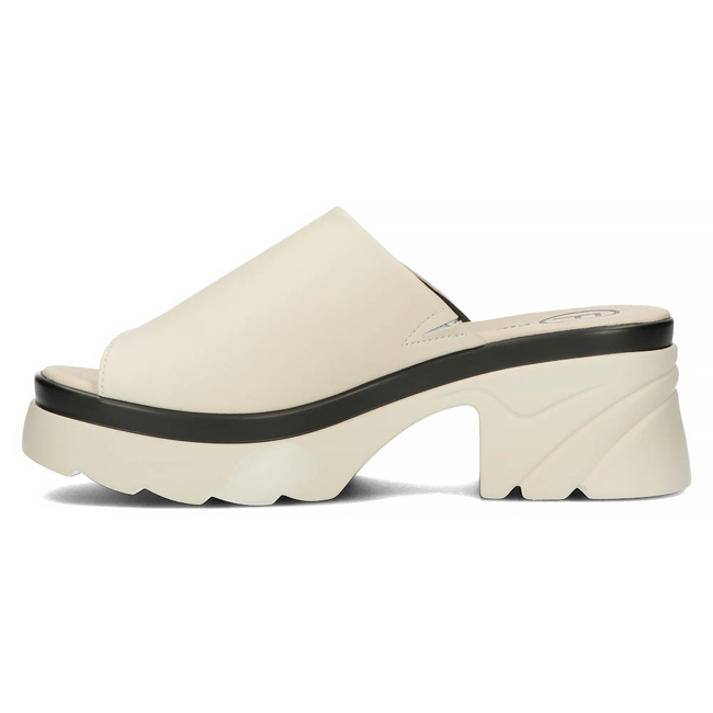 Leather flip-flops Filippo DK4616/23 BE beige