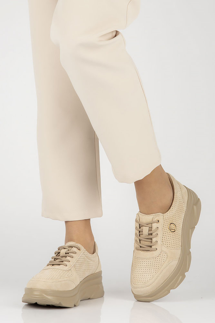 Leather Sneakers Filippo DP2138/23 BE BE beige
