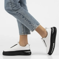 Leather shoes Filippo DP7286/25 WH white