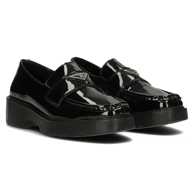 Leather shoes Filippo DP3930/22 BK black