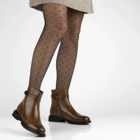 Leather ankle boots Filippo DBT7357/25 BR brown