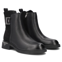 Leather ankle boots Filippo DBT8032/26 BK SU black