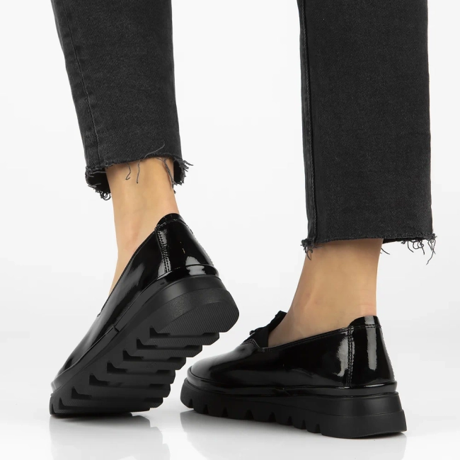 Leather shoes Filippo DP7170/25 BK L black