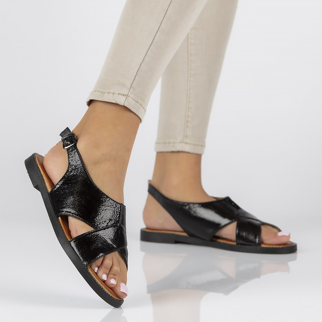 Sandały Filippo DS2104/22 BK czarne