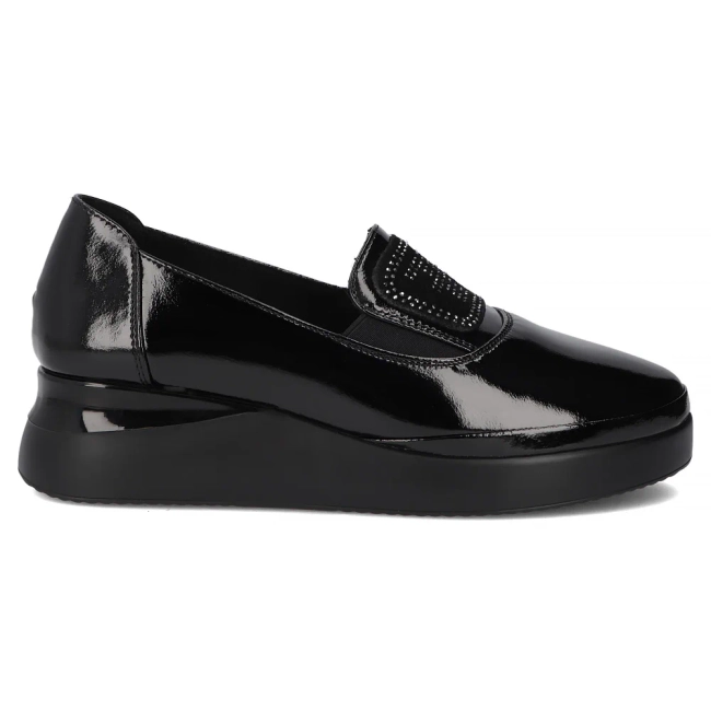 Leather shoes Filippo DP7396/25 BK L black