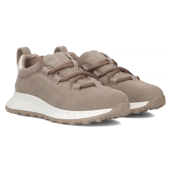 Skórzane półbuty Artiker 54C1409 beżowe