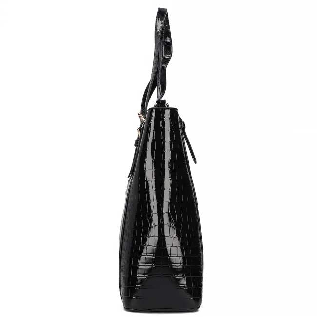 Czarna torebka shopper black allure
