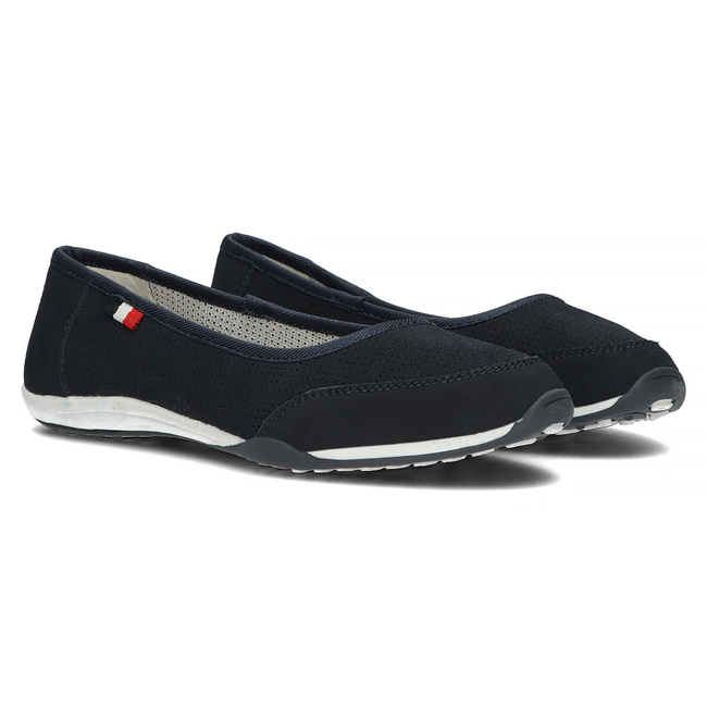 Leather shoes Filippo DP143/23 NV navy blue