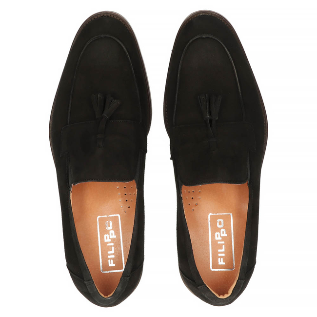 Leather loafers Filippo F59/160/02 black