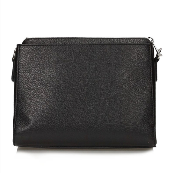 Handbag Toscanio Leather Messenger Bag A179 black