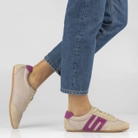Leather sneakers Filippo DP7595/26 BE FH beige