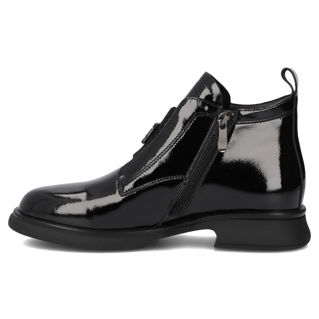 Leather ankle boots Filippo DBT7383/25 BK black