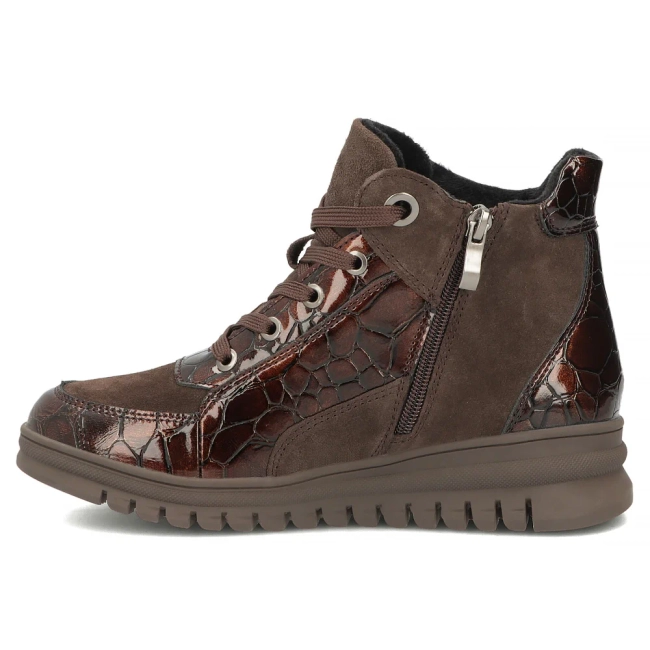Skórzane botki Filippo DBT8076/26 D BR brązowe