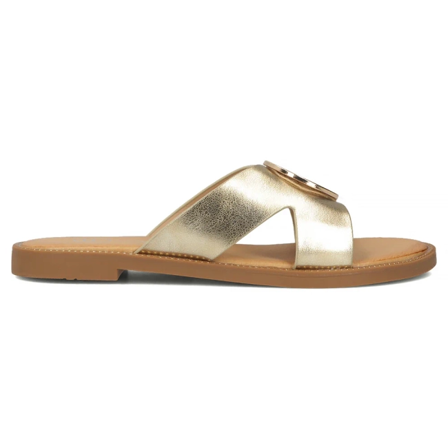 Klapki Filippo DK6923/25 GO złote