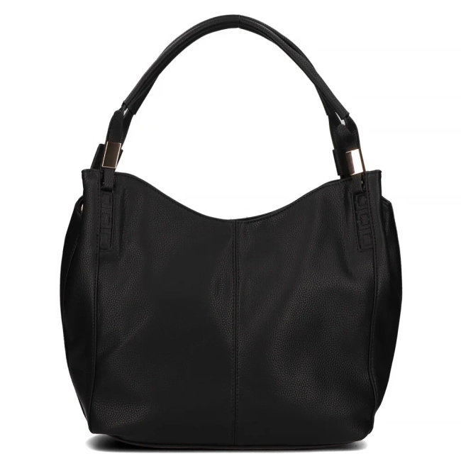 Black handbag crystal tote