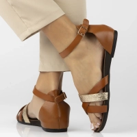 Leather sandals Filippo 40225 brown