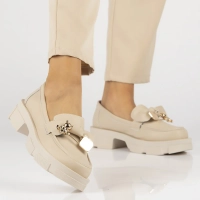 Leather shoes Filippo DP6101/24 BE beige