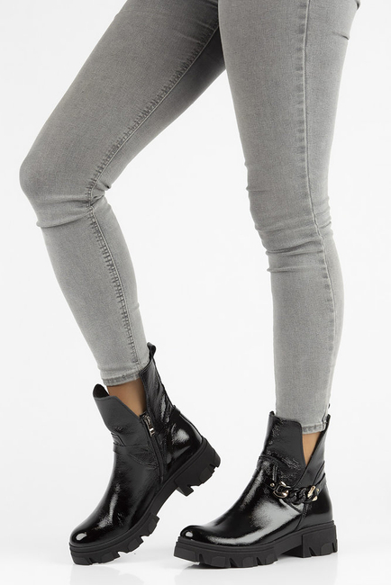 Leather boots Filippo 129 black