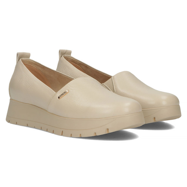 Leather shoes Filippo 20132 beige