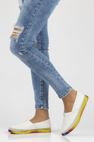 Leather shoes Filippo DP1213/22 WH white