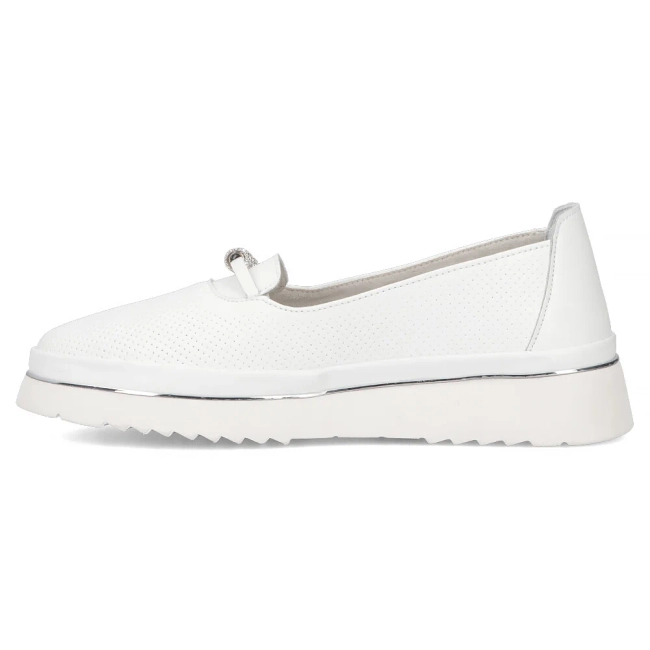 Leather shoes Filippo DP6999/25 WH white