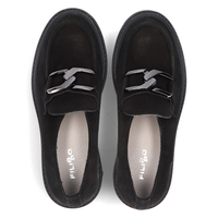 Leather shoes 20086 black