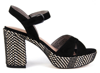 Sandały Tamaris 1-28032-32 054 Black nubuc comb.