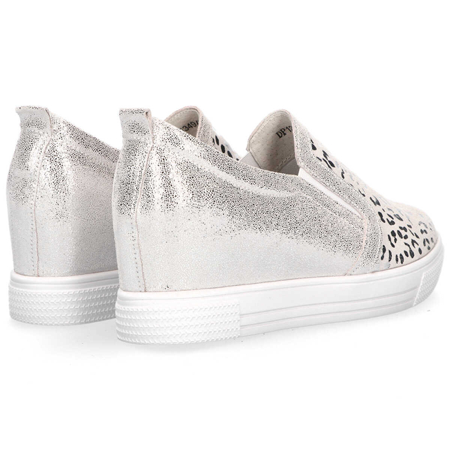 Leather shoes Filippo DP1349/20 SI silver