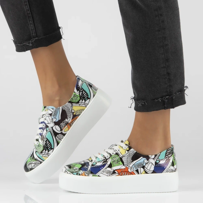 Leather shoes Filippo DP6115/24 MLT multicolor