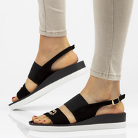 Leather sandals Filippo 179 black