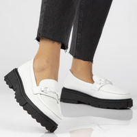 Leather shoes Filippo DP4196/22 WH white